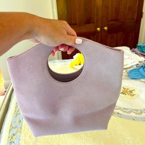 Katanya purple Suede purse